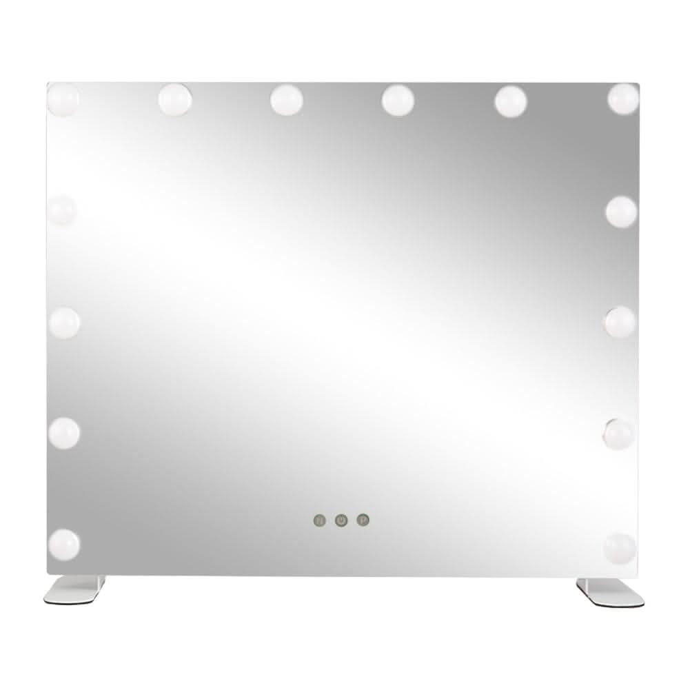 LED Lighted Vanity Mirror with 14 Bulbs for Dressing Room and Bedroom
