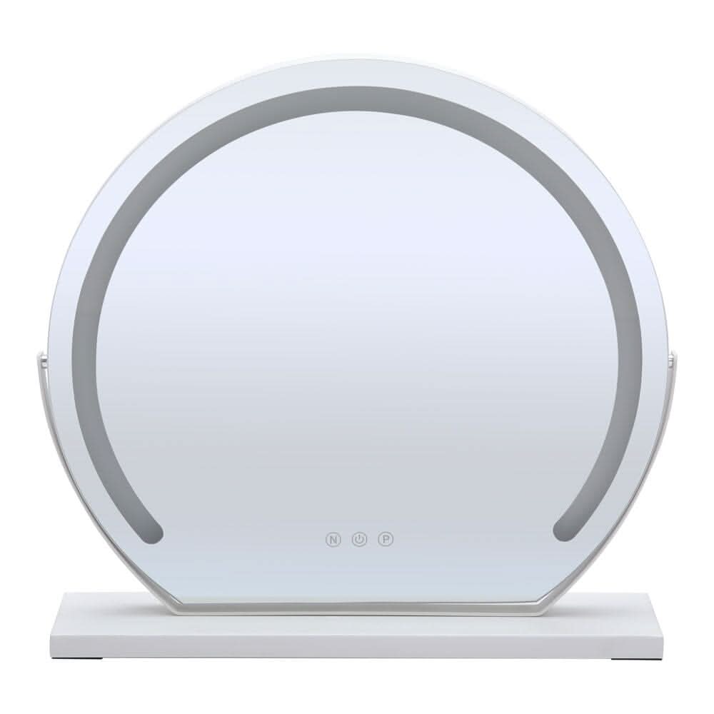 Round Hollywood Vanity LED Lighted Makeup Mirror
