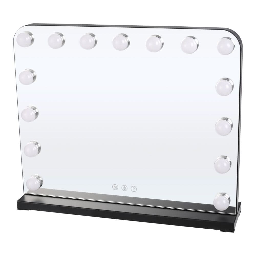 Frameless Hollywood Vanity Mirror with 11 Dimmable Lights