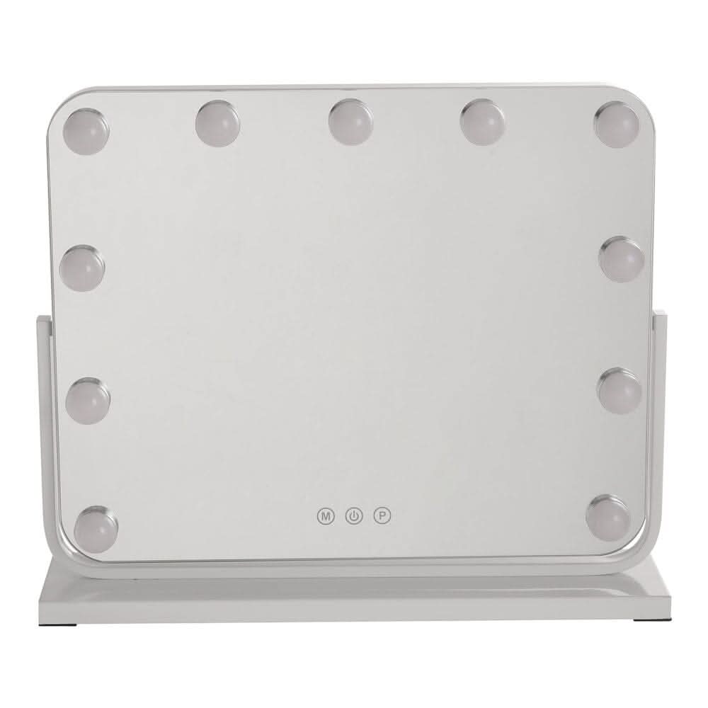 Frameless Hollywood Vanity Mirror with 11 Dimmable Lights