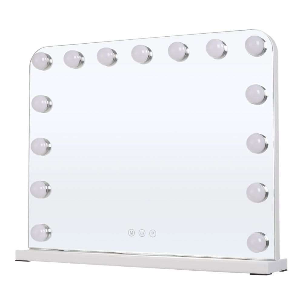 Frameless Hollywood Vanity Mirror with 11 Dimmable Lights