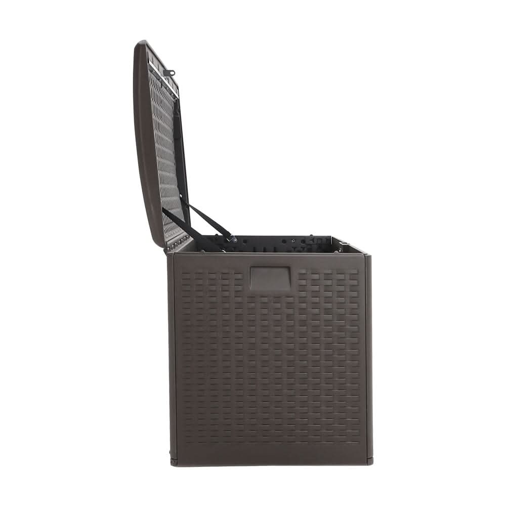 127cm W Rattan Garden Storage Outdoor Deck Box