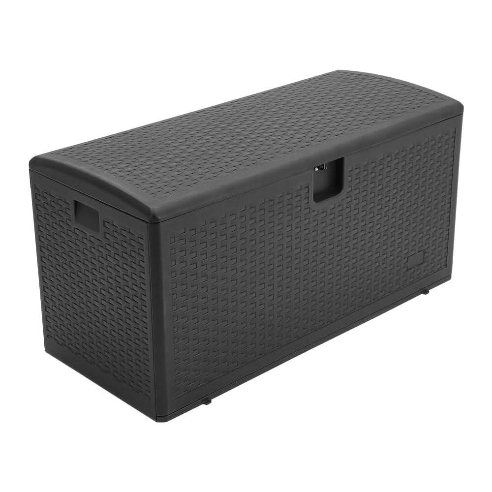127cm W Rattan Garden Storage Outdoor Deck Box