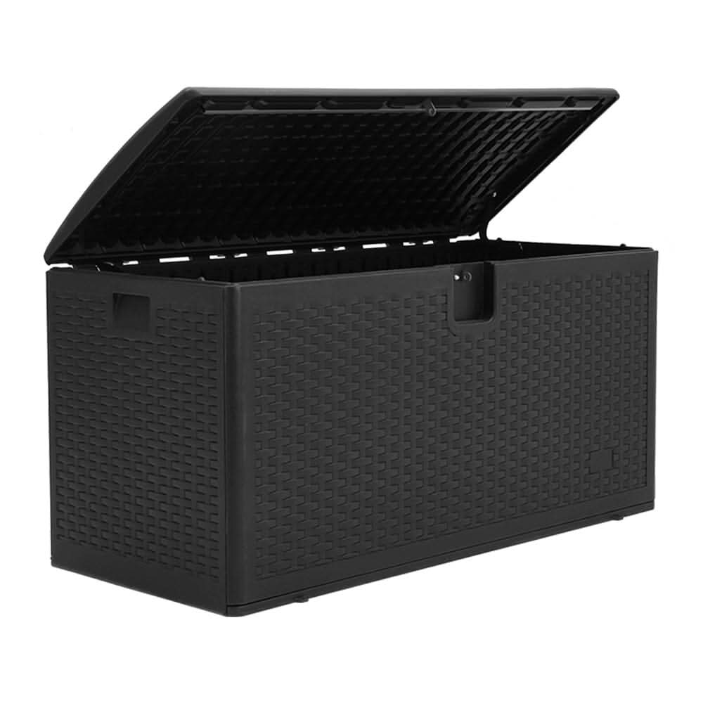 127cm W Rattan Garden Storage Outdoor Deck Box