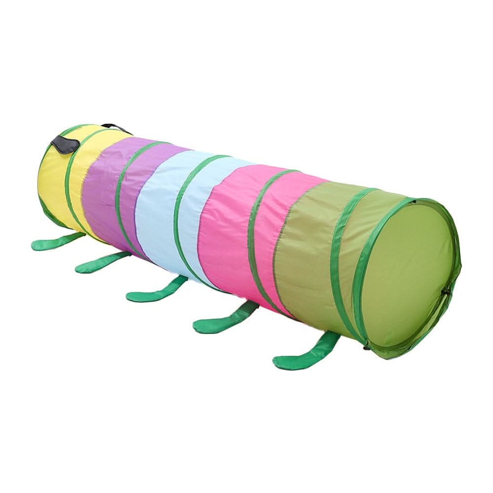 6FT Caterpillar Crawl Play Tunnel Pop-up for Kids Multicoloured