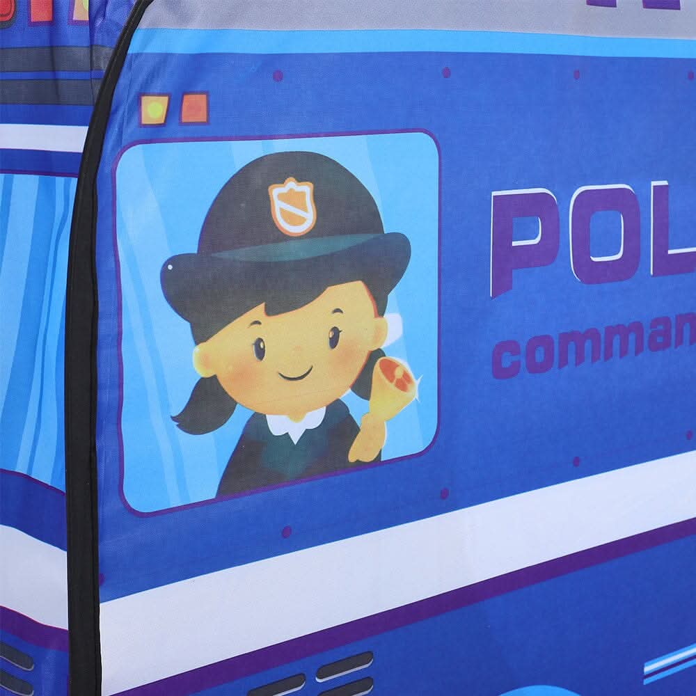Police Truck Foldable Tent Pop Up Kids Playhouse