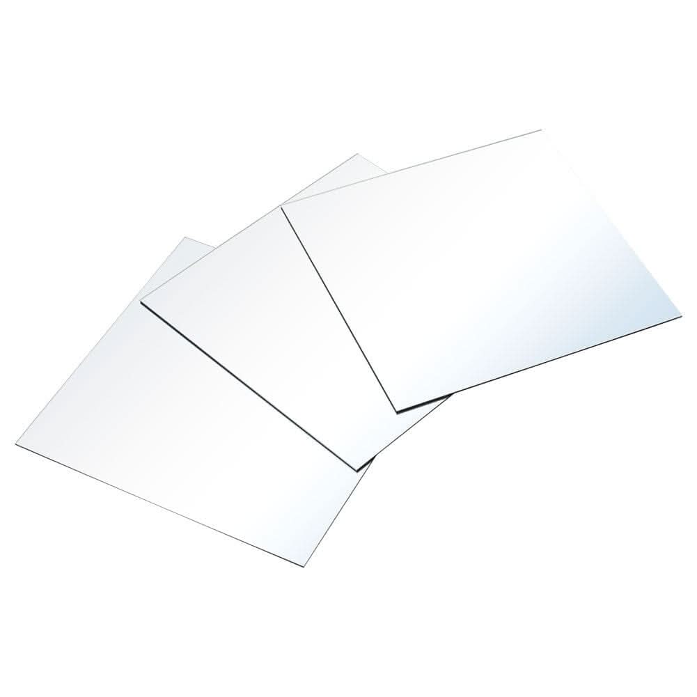 3pcs Acrylic Adhesive Wall Mirror Tiles