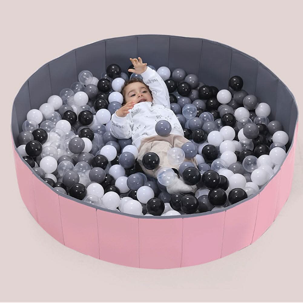 Joyful Playtime Pink Bubble Ball Pit for Kids