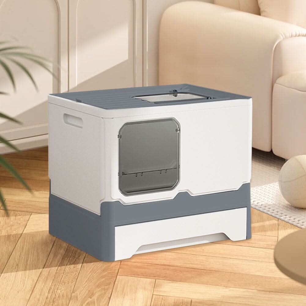 Anti Splash Enclosed Cat Litter Box