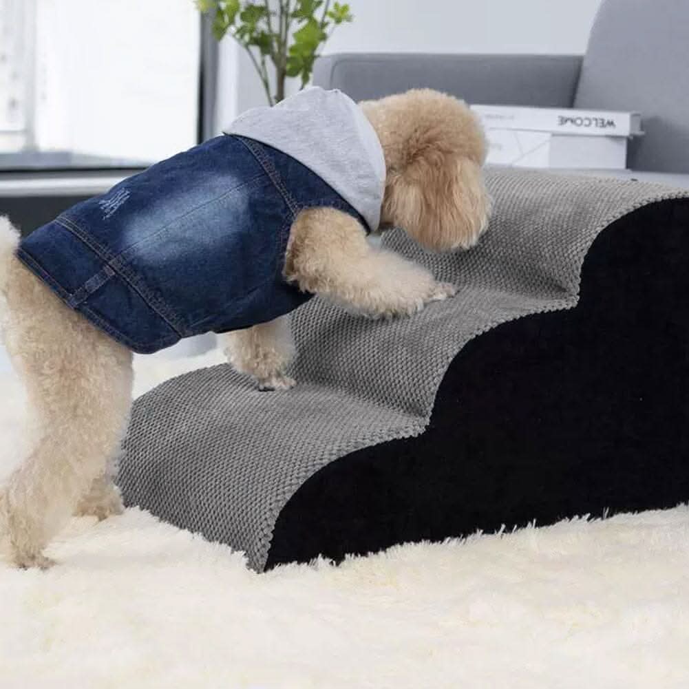 Comfy Non-Slip Pet Steps with Removable Cover