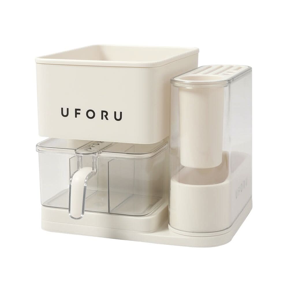 Cream White Kitchen Organizer Set Utensil Condiment Knife Storage