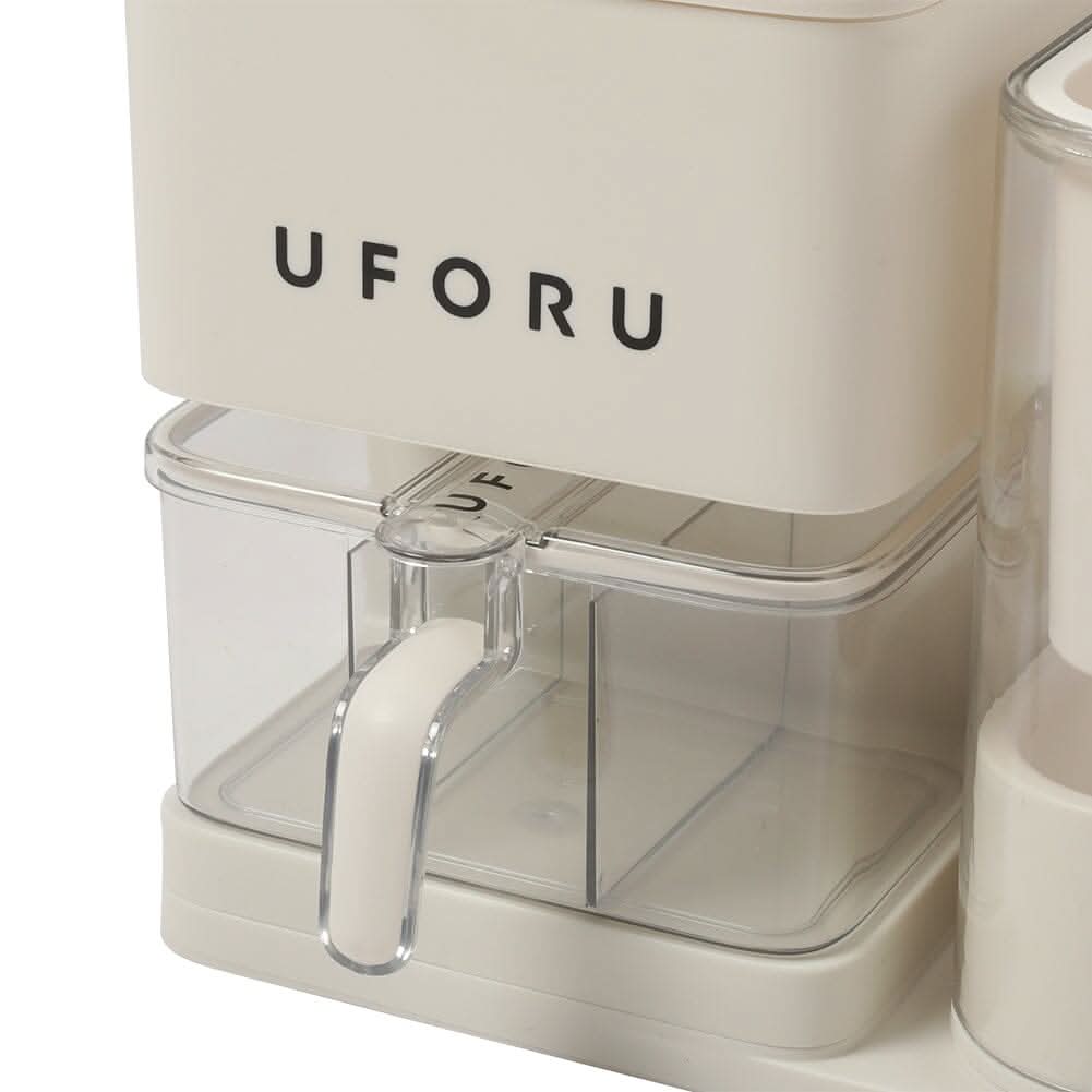 Cream White Kitchen Organizer Set Utensil Condiment Knife Storage