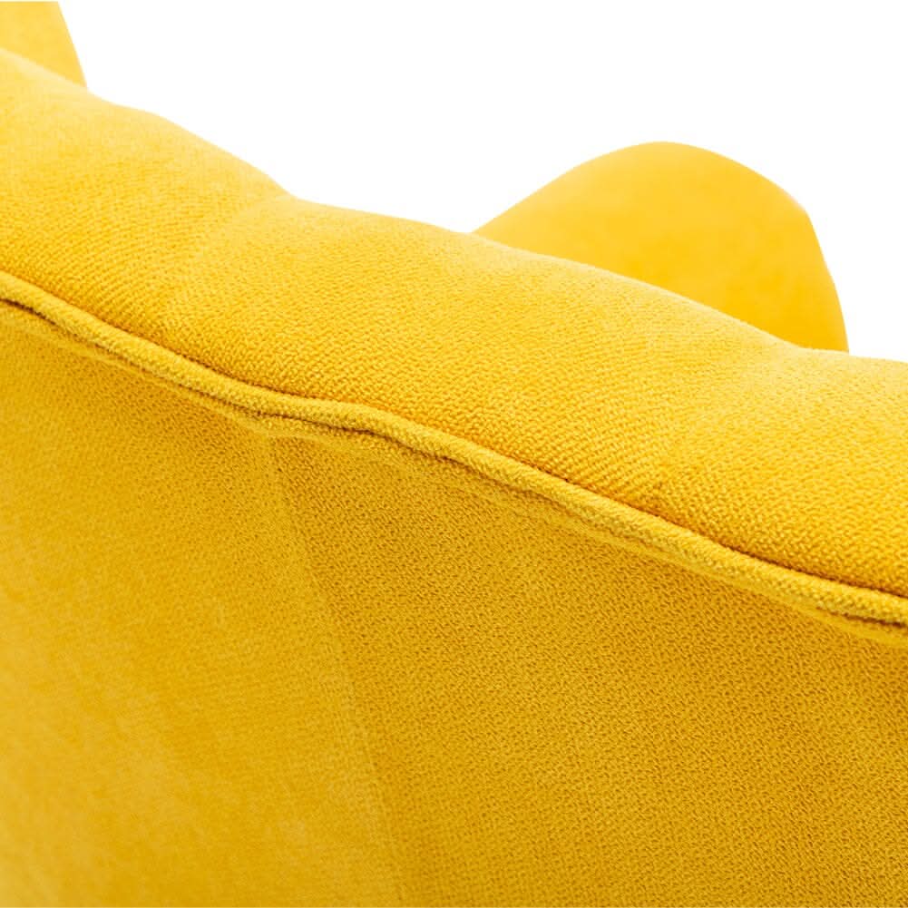Linen Upholstery Wingback Chair With Cushion