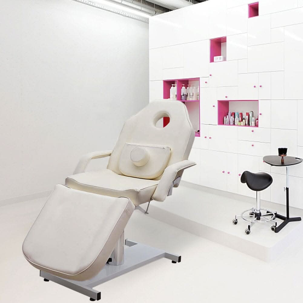 Adjustable PVC Leather Beauty Salon and SPA Treatment Bed