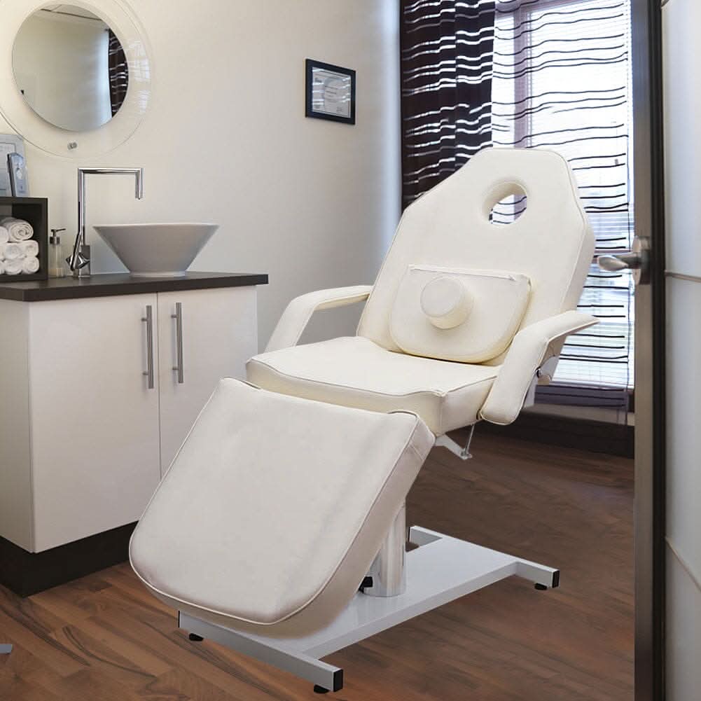 Adjustable PVC Leather Beauty Salon and SPA Treatment Bed
