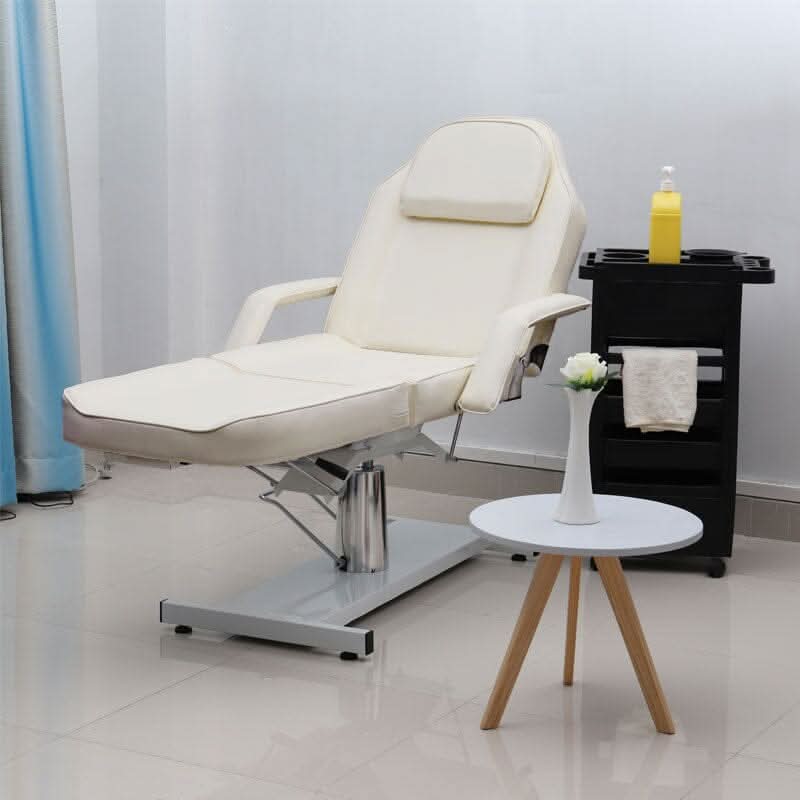 Adjustable PVC Leather Beauty Salon and SPA Treatment Bed