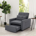 Single Convertible Sofa Bed with Pull Out Mechanism