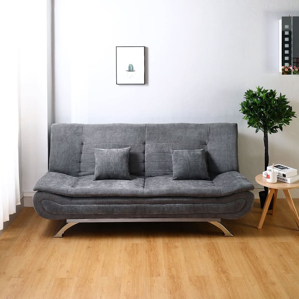 Shell Shaped Convertible Sofa Bed with Dual Functionality