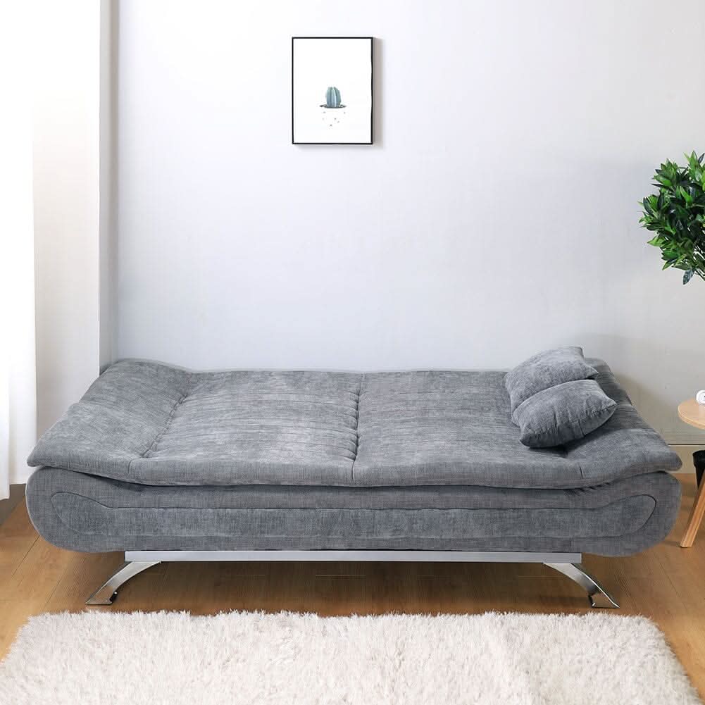 Shell Shaped Convertible Sofa Bed with Dual Functionality