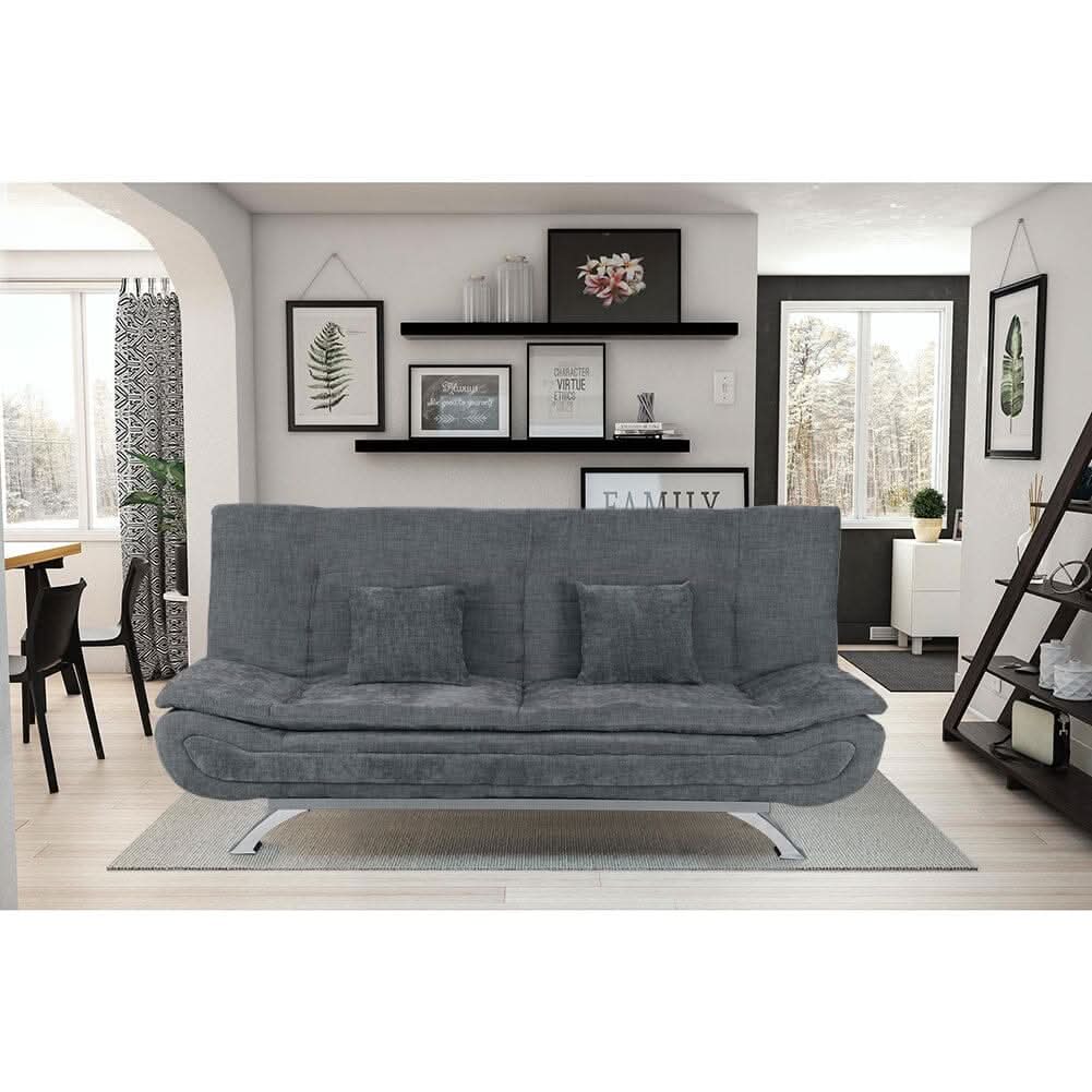 Shell Shaped Convertible Sofa Bed with Dual Functionality