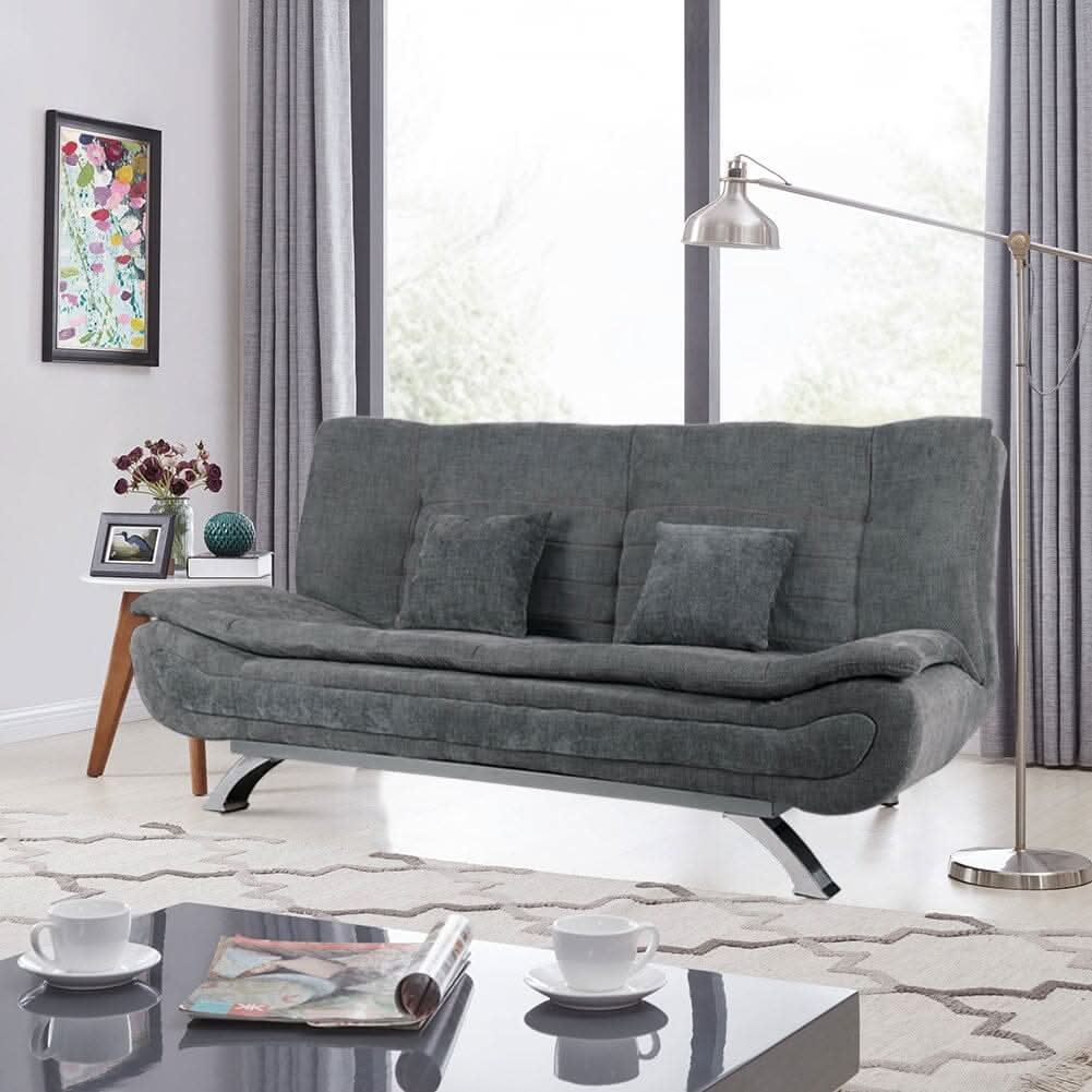 Shell Shaped Convertible Sofa Bed with Dual Functionality