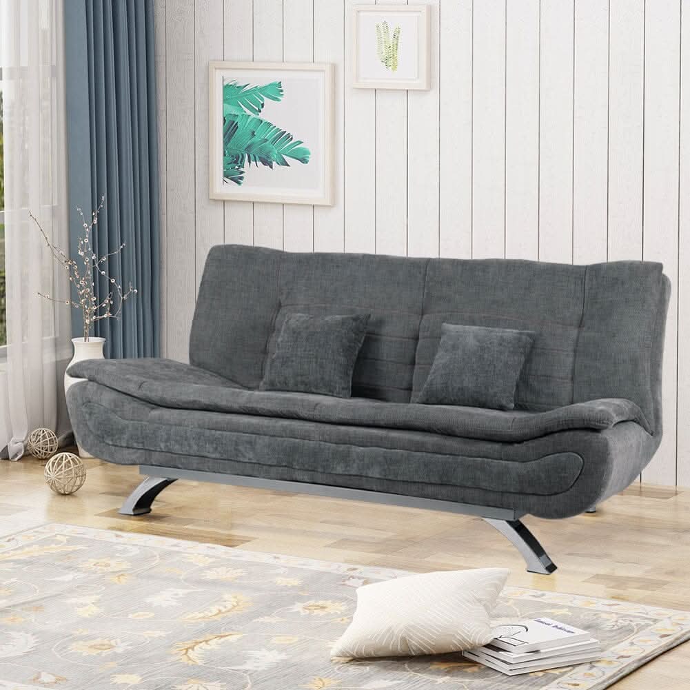 Shell Shaped Convertible Sofa Bed with Dual Functionality