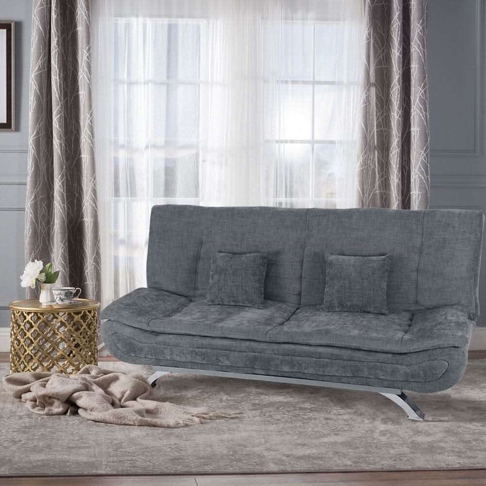 Shell Shaped Convertible Sofa Bed with Dual Functionality