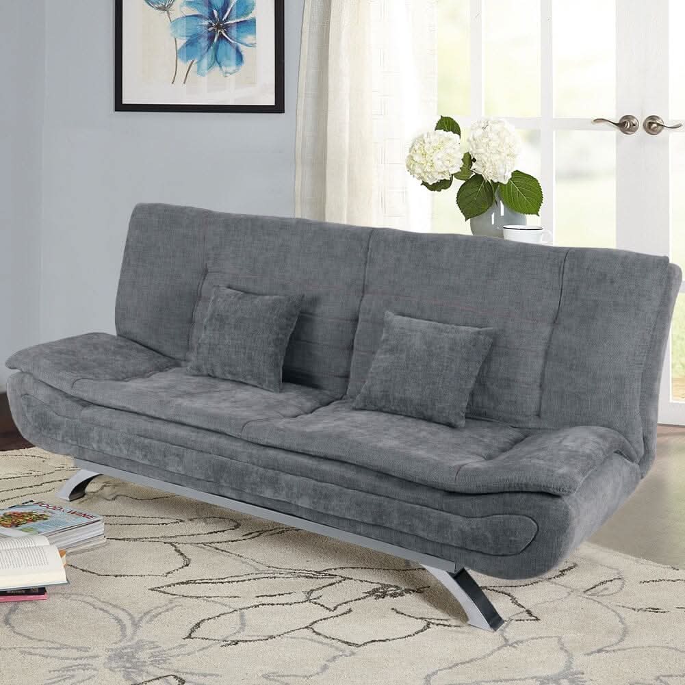 Shell Shaped Convertible Sofa Bed with Dual Functionality