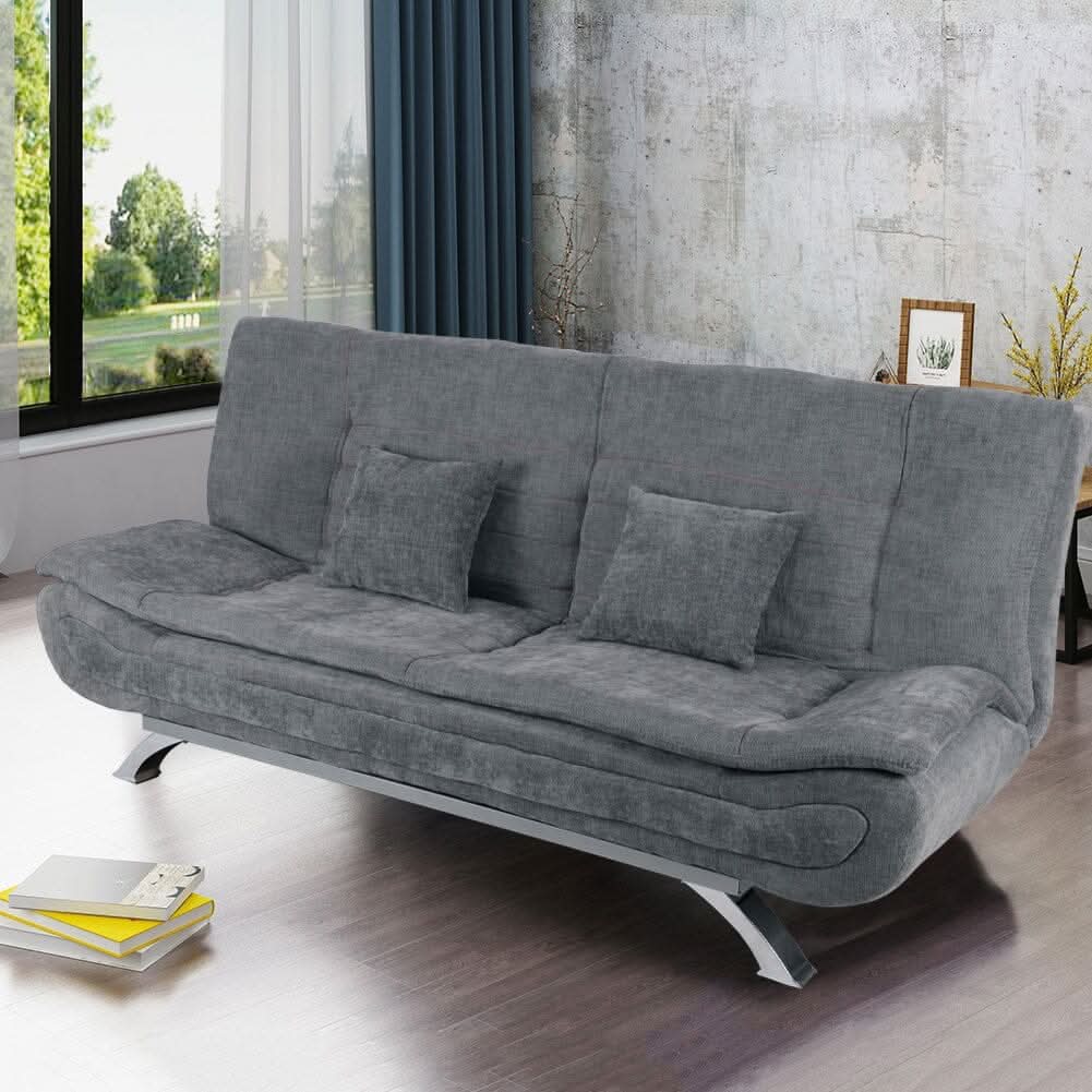 Shell Shaped Convertible Sofa Bed with Dual Functionality