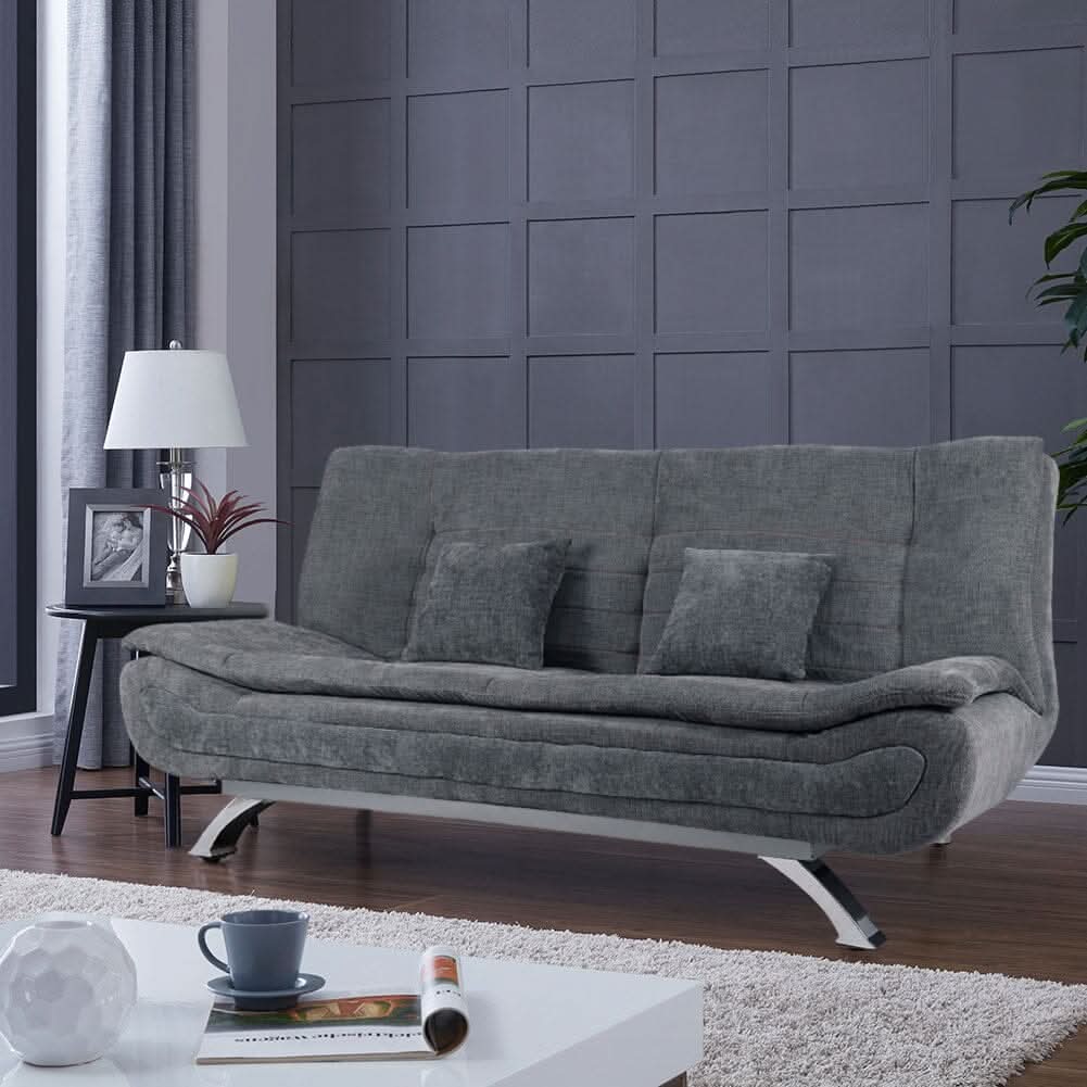 Shell Shaped Convertible Sofa Bed with Dual Functionality