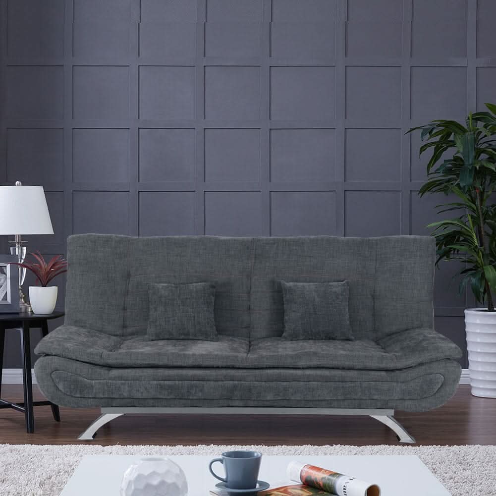 Shell Shaped Convertible Sofa Bed with Dual Functionality