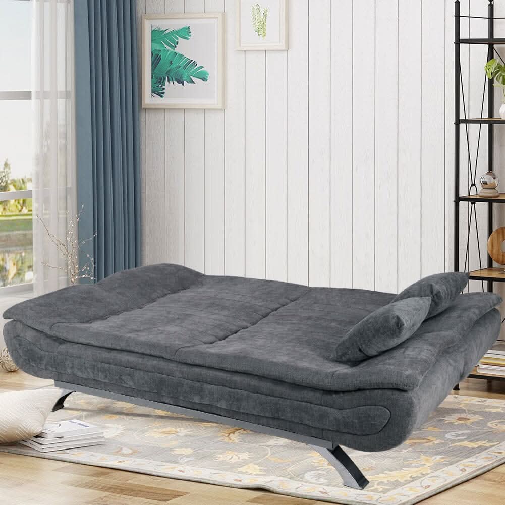 Shell Shaped Convertible Sofa Bed with Dual Functionality
