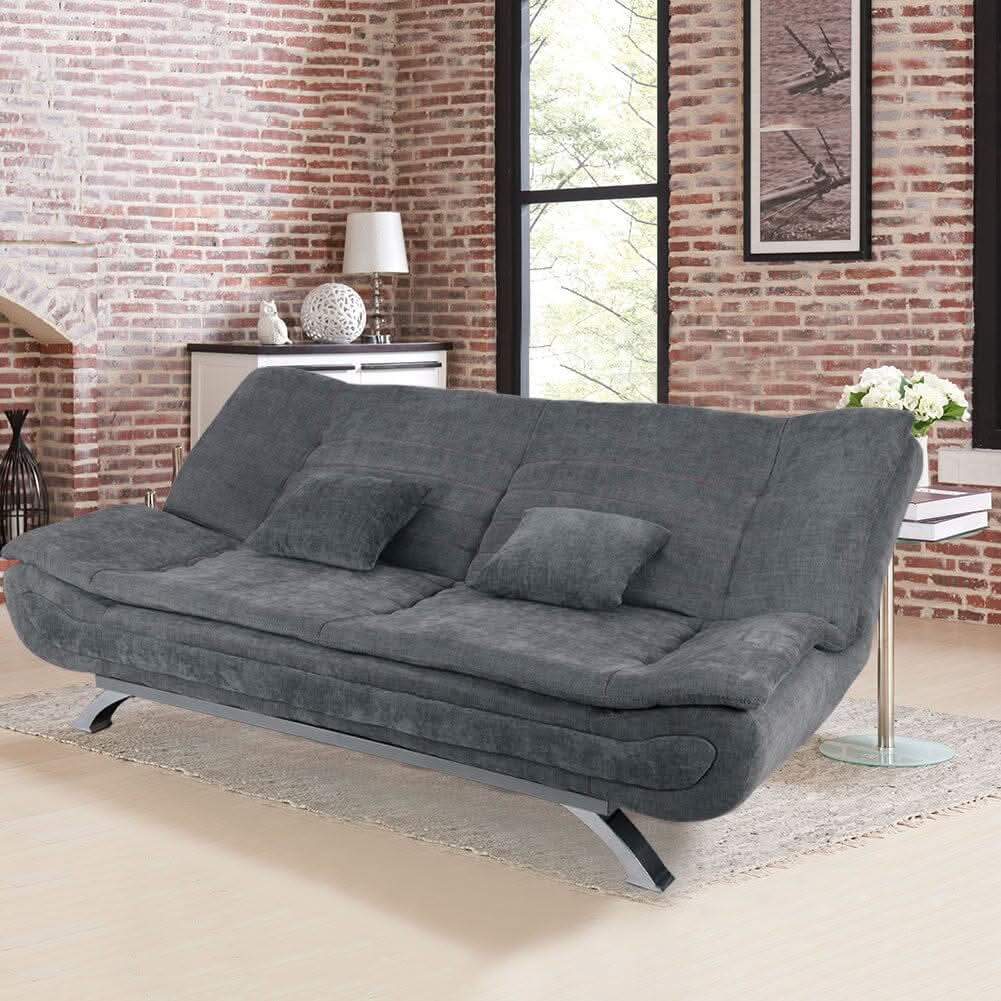 Shell Shaped Convertible Sofa Bed with Dual Functionality