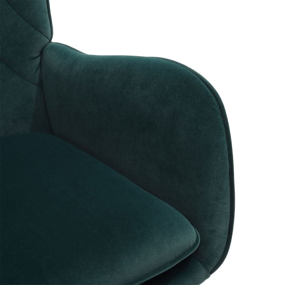 Modern Upholstered Rocking Chair for Living Room Bedroom