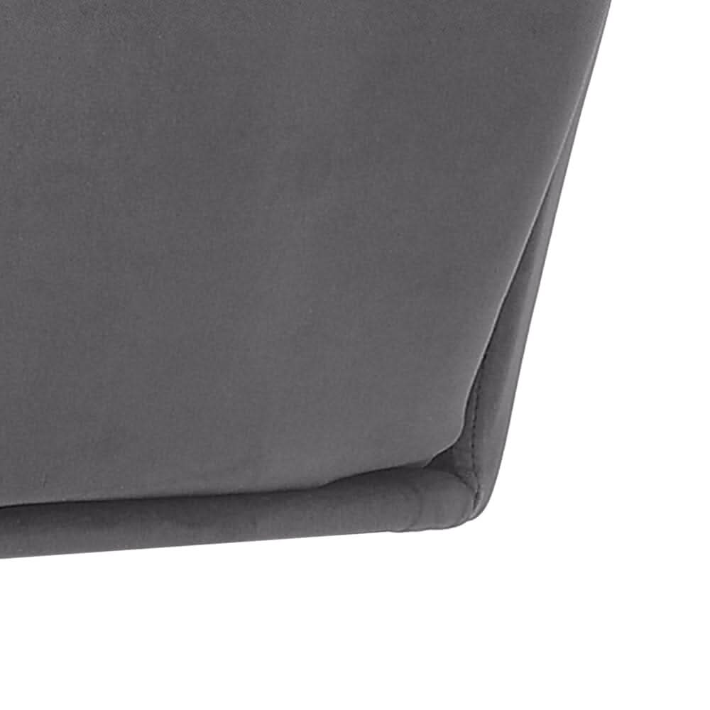 Modern Upholstered Swivel Armchair with Black Legs