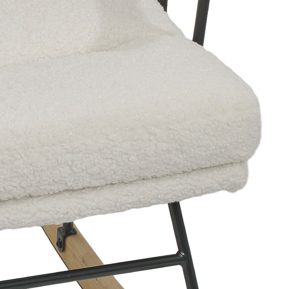 Tufted Upholstered Rocking Chair