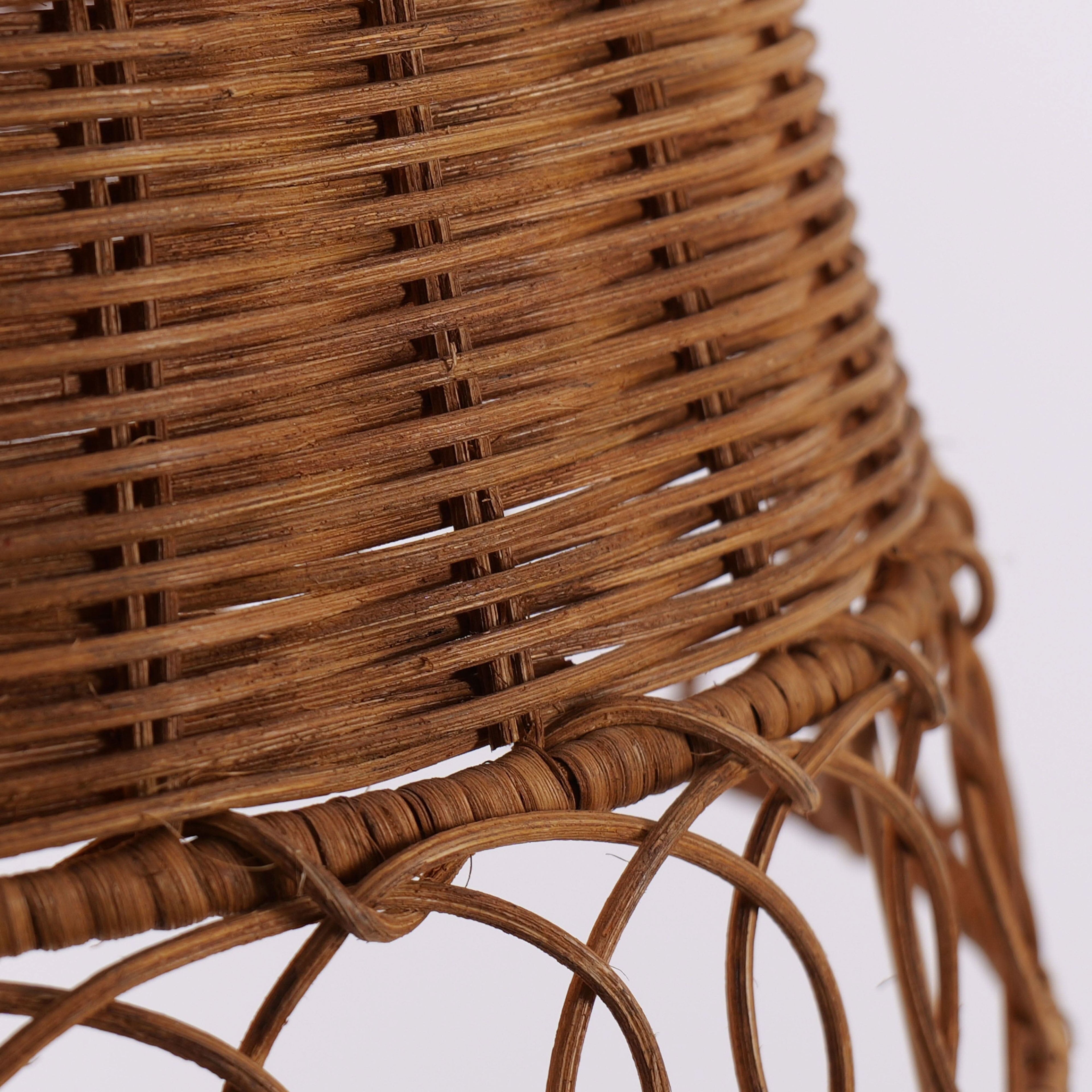 Lightsin Handwoven Rattan Pendant Light – Eco-Friendly, Warm Lighting for Cozy Living Rooms & Dining Spaces