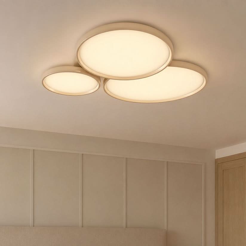 Lightsin Full Spectrum Dimmable Ivory White Aluminum Round LED Ceiling Light