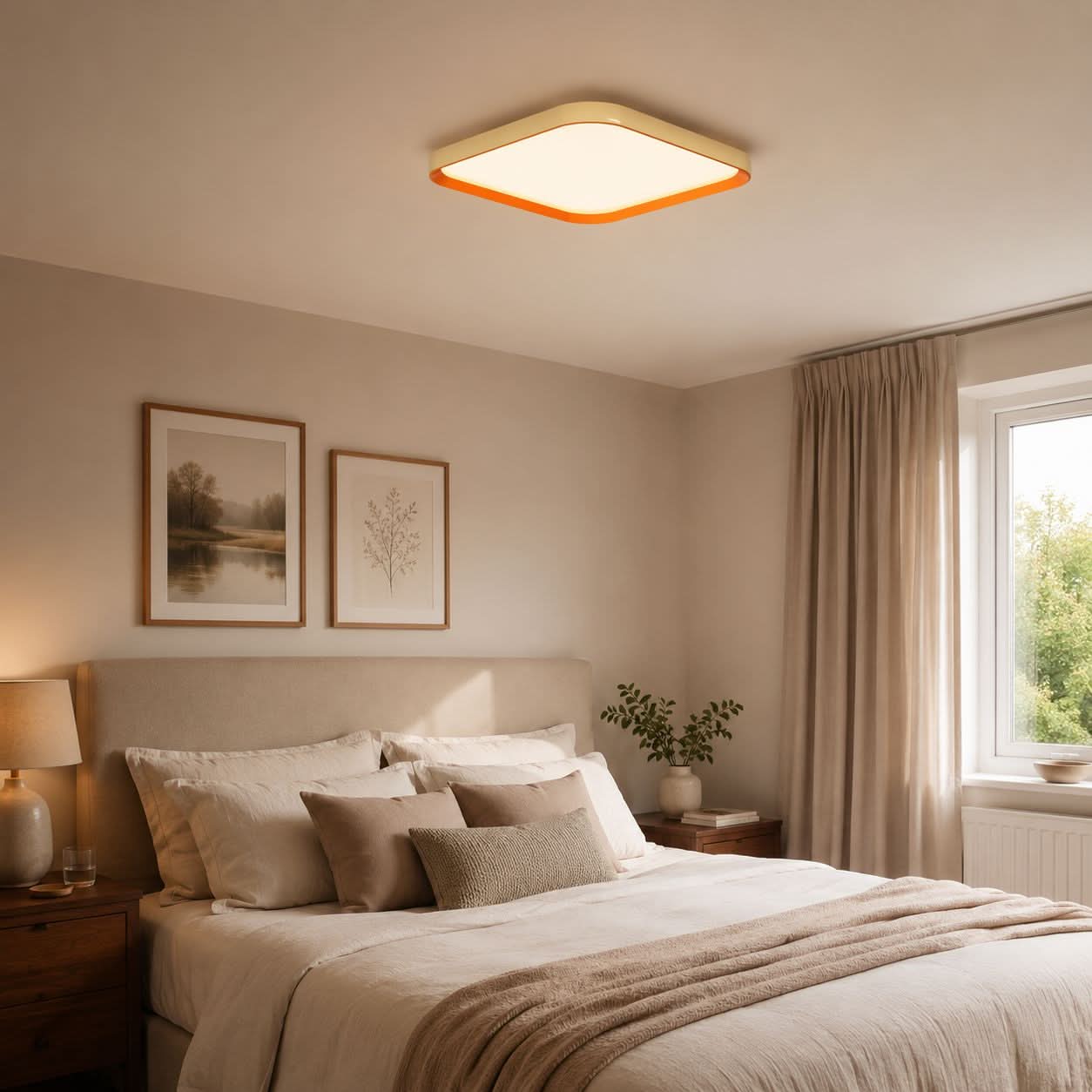 Lightsin Modern Dimmable LED Ceiling Light Flush Mount in 3 Sizes