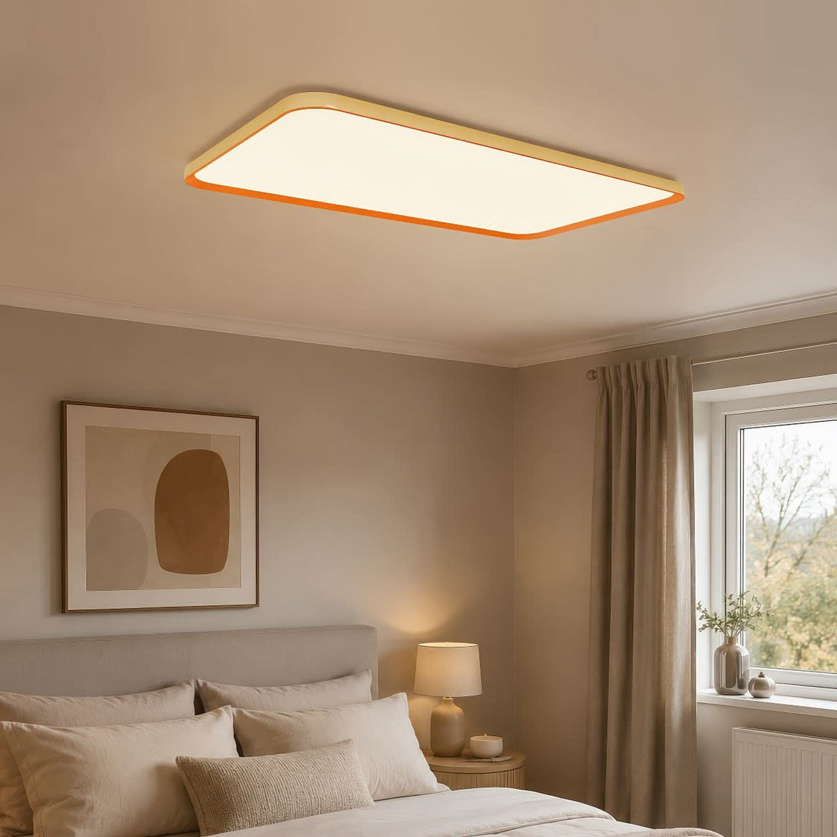 Lightsin Modern Dimmable LED Ceiling Light Flush Mount in 3 Sizes