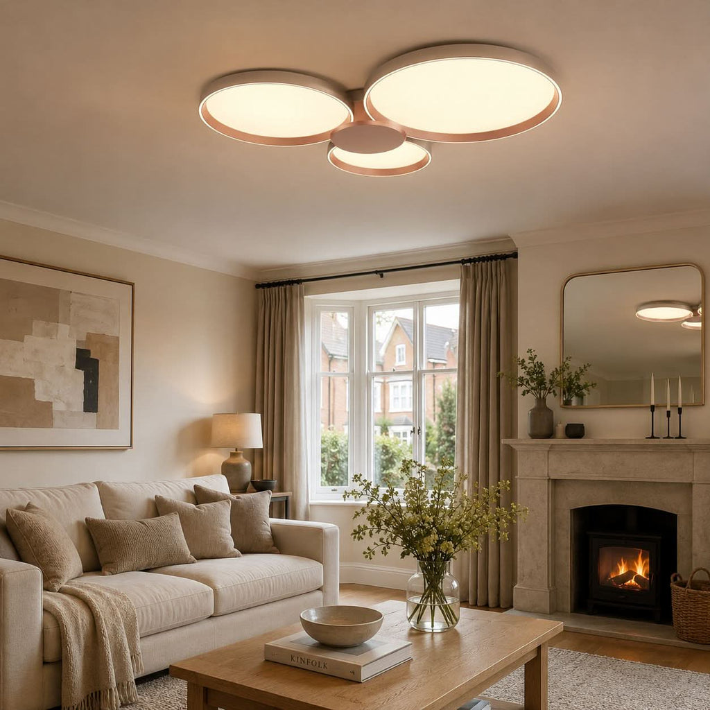 Lightsin Minimalist LED Ceiling Light for Living Room and Bedroom