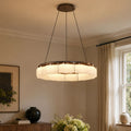 Lightsin Elegant LED Pendant Light with Onyx Glass Shade