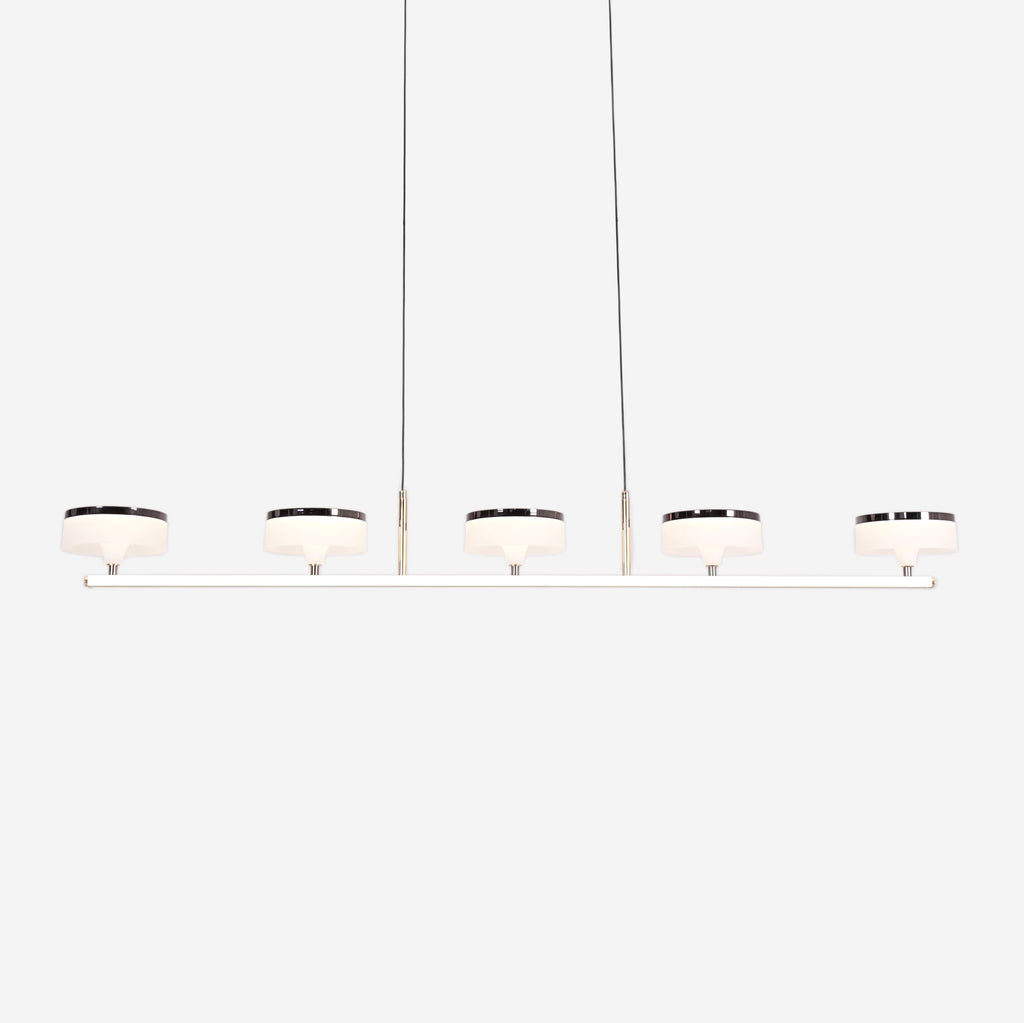 Lightsin Aluminum Acrylic Chandelier with Three-Color Changing
