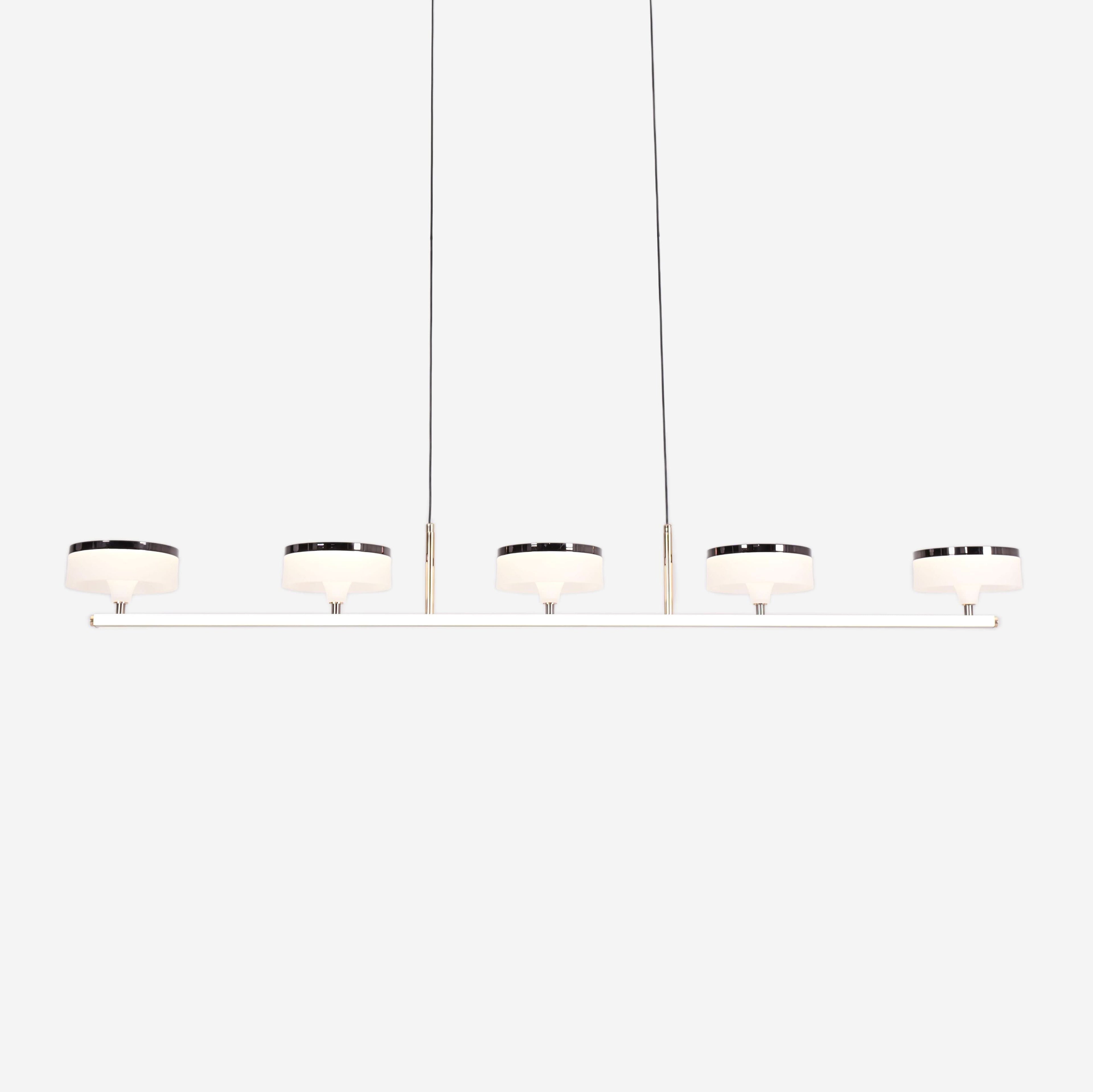 Lightsin Aluminum Acrylic Chandelier with Three-Color Changing
