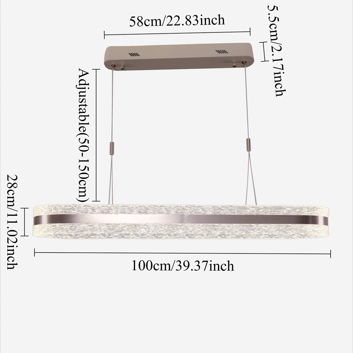 Lightsin Alura Contemporary Aluminum Pendant Light