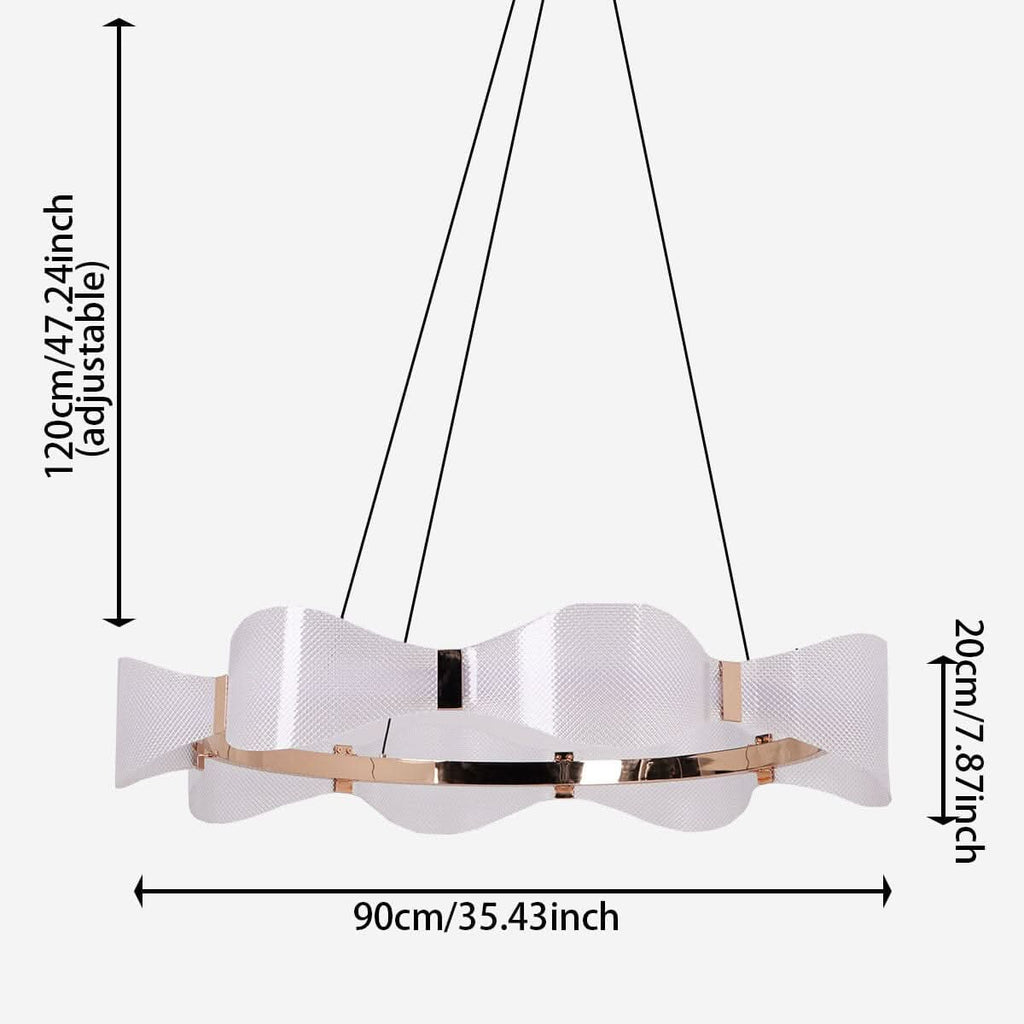 Lightsin Modern Minimalist Acrylic Ring Pendant Light