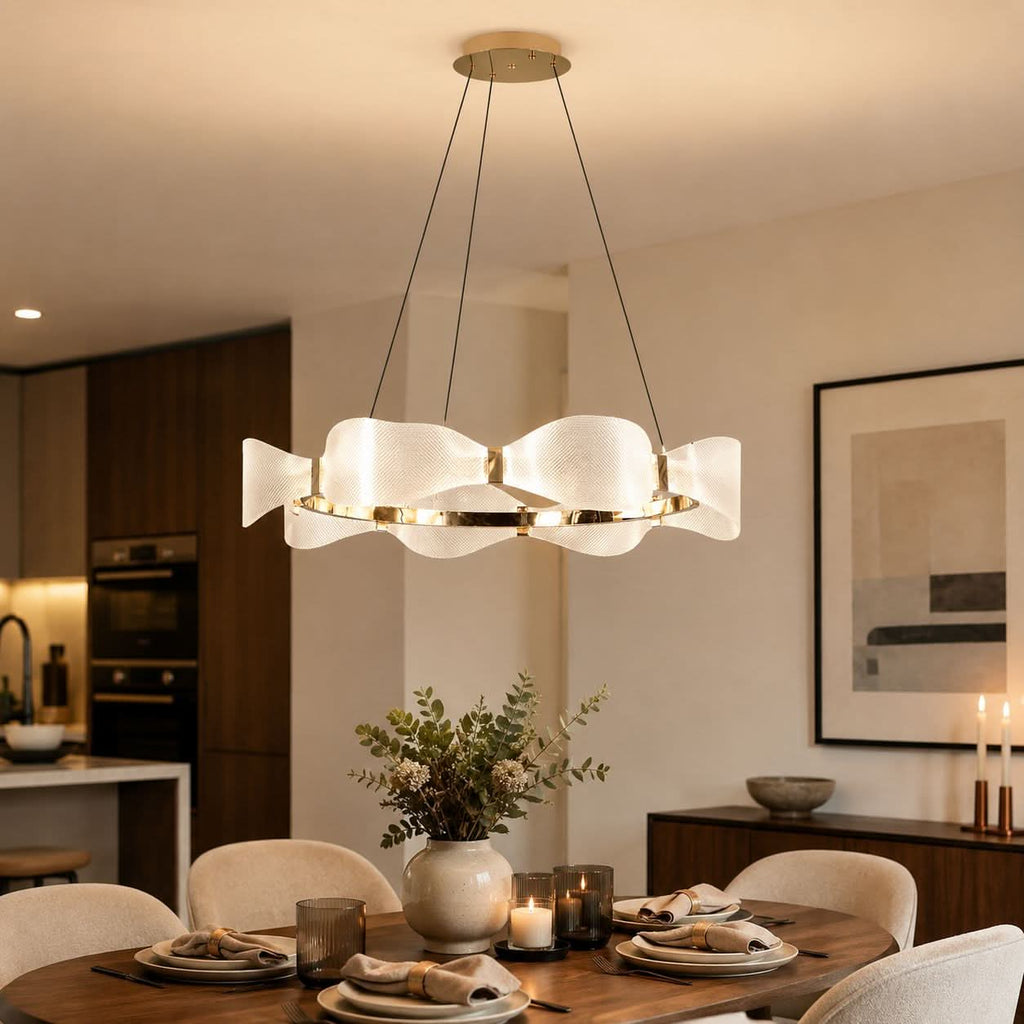 Lightsin Modern Minimalist Acrylic Ring Pendant Light