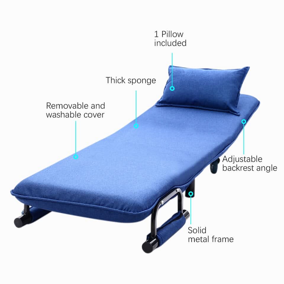 Foldable Sofa Bed and Leisure Recliner Armchair