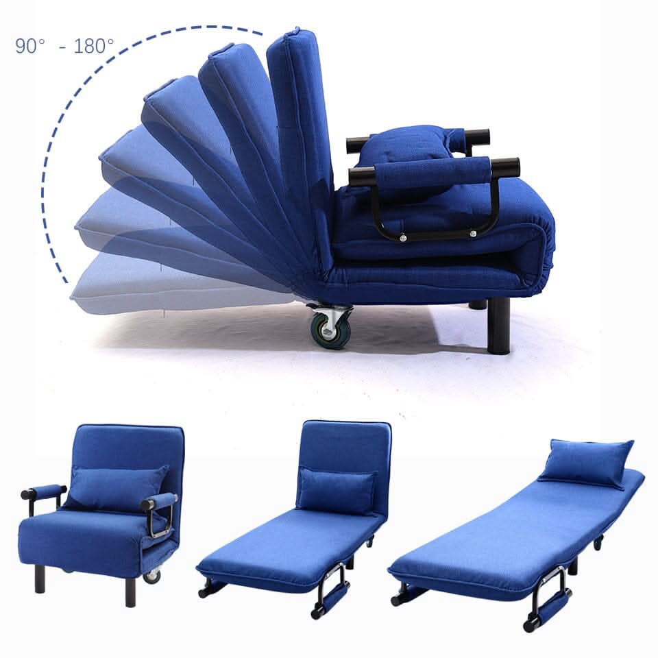 Foldable Sofa Bed and Leisure Recliner Armchair