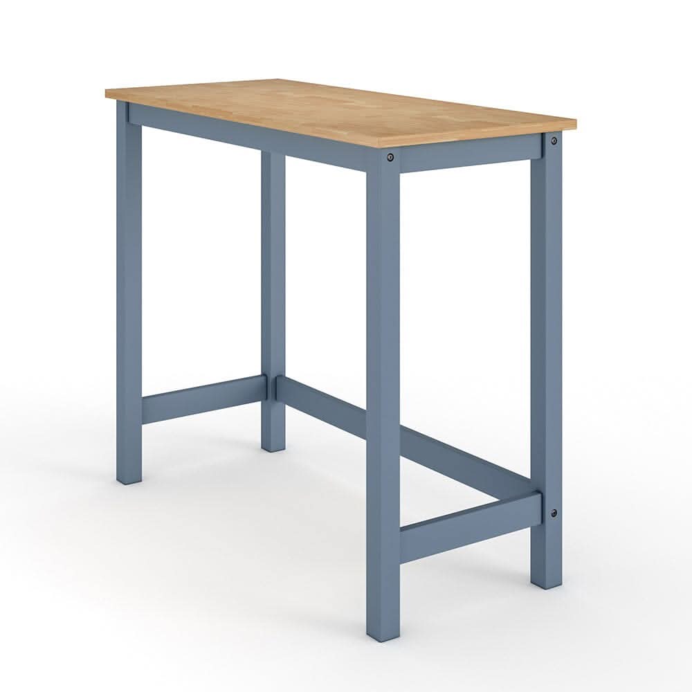 Solid Wood Pine Dining Set with 2 X Shaped Chairs Grey